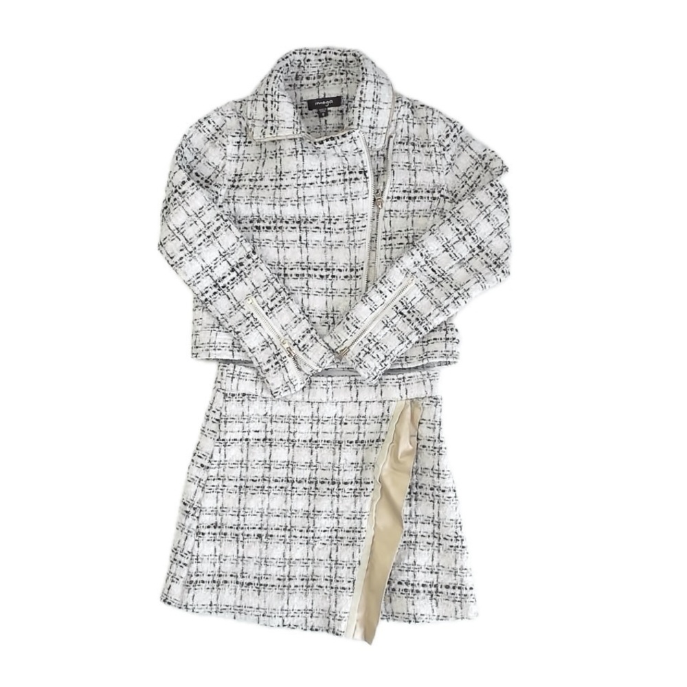 Imoga Girls Ivory Tweed Apparel Sets size: 8 Years